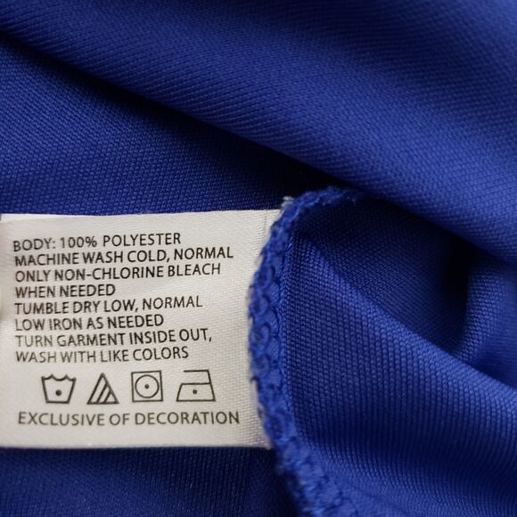 Ahead USA Mens T Shirt Large Blue Short Sleeve Golf Crew Neck Palm Tree 1911 - Picture 7 of 9